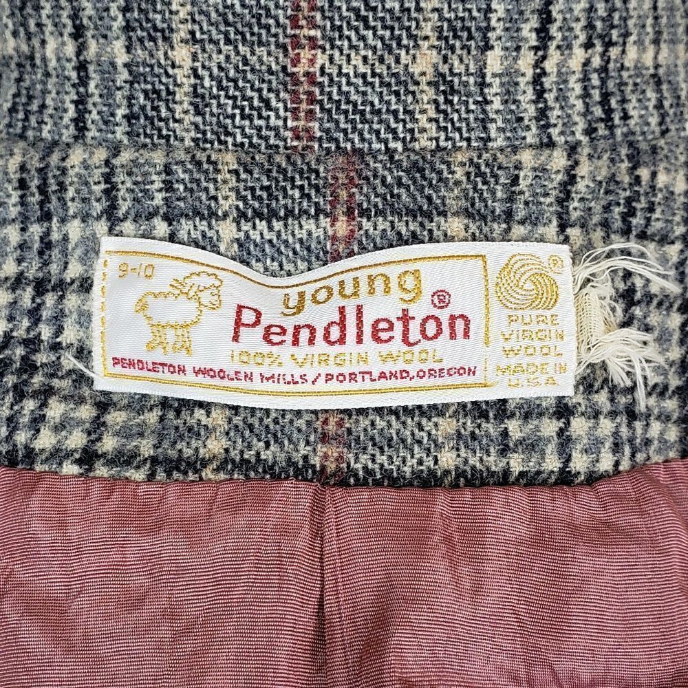 Vintage young Pendleton 2 button blazer - Picture 6 of 8